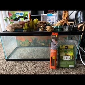 Reptile supplies.